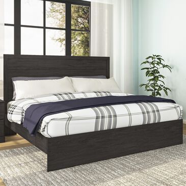 Signature Design by Ashley Belachime King Panel Bed in Dark Charcoal, , large