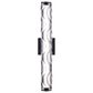 Vaxcel Marseille 1-Light Bathroom Vanity with LED Light in Matte Black, , large