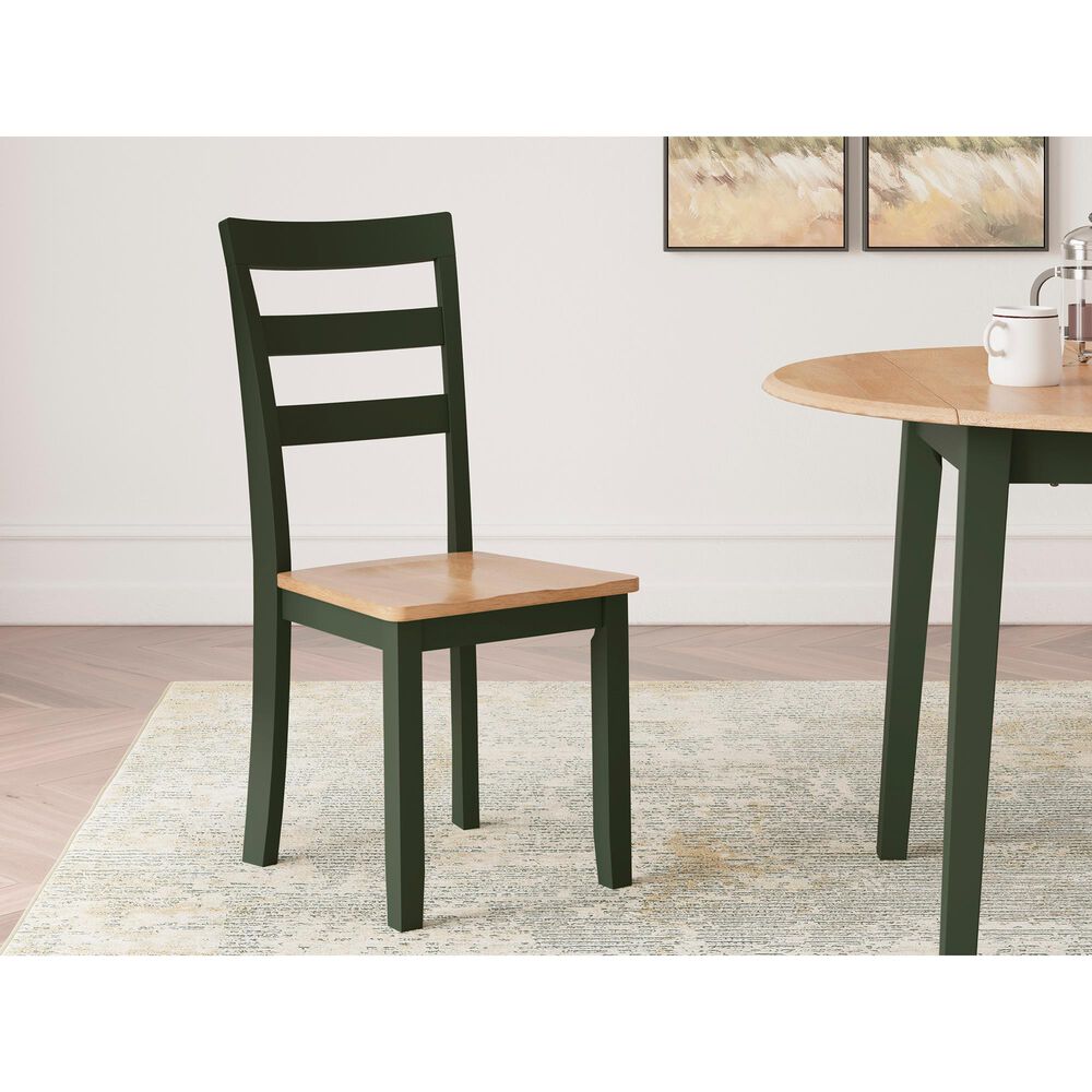 Ashley Gesthaven 5-Piece Dining Set in Natural and Green, , large