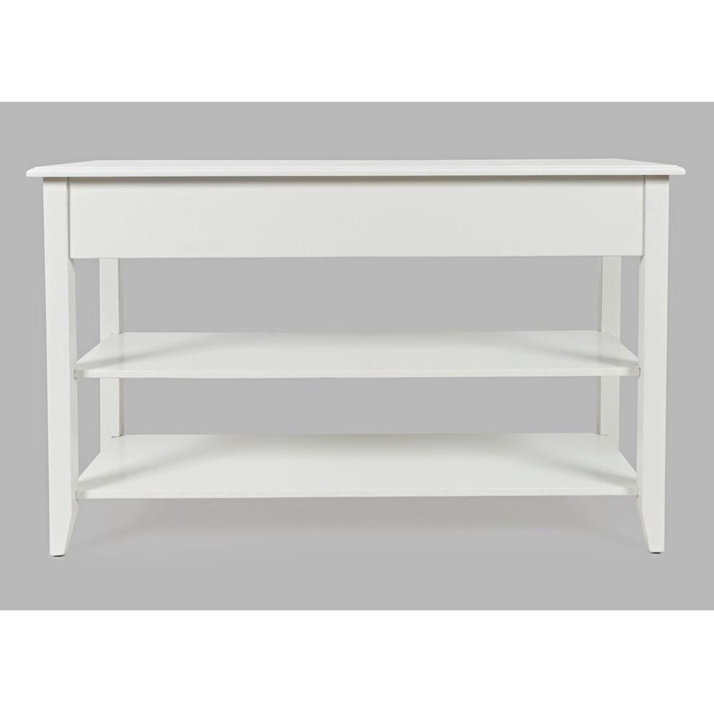 Waltham North Fork Sofa Table in White, , large