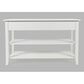 Waltham North Fork Sofa Table in White, , large