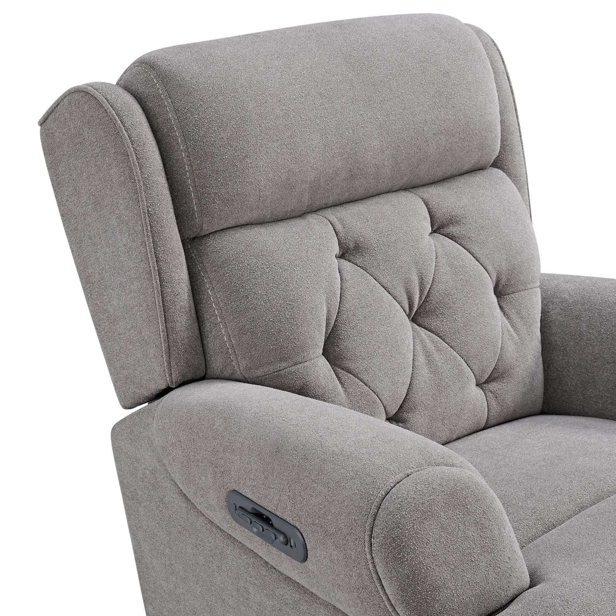 Eastern Shore Abby Triple Power Nursery Glider Chair in Slate