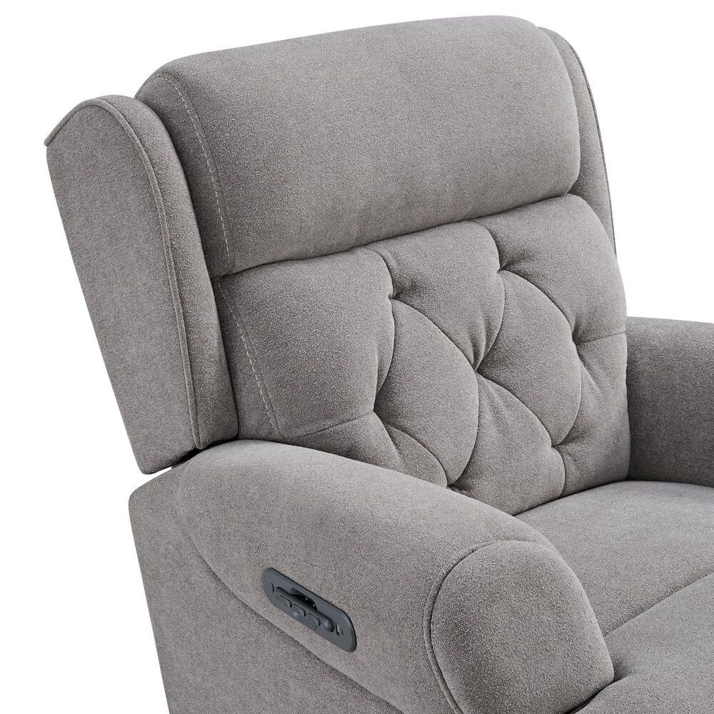 Eastern Shore Abby Triple Power Glider Chair in Slate, , large
