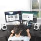 Kanto Angled Desktop Speaker Stand for Midsize Speakers in Black (Set of 2), , large