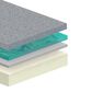 Hearth and Haven Diamond  Capri Graphene Medium King Mattress, , large