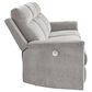 Ashley Barnsana Power Reclining Sofa in Ash, , large