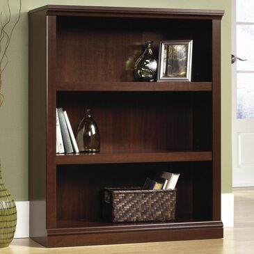 Sauder 3 Shelf Bookcase in Select Cherry, , large