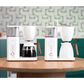 Cafe Specialty Drip Coffee Maker with Glass Carafe in Matte White, , large