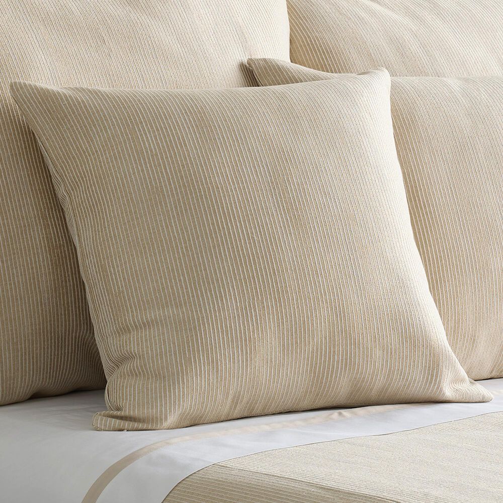 Ann Gish Lamina 22" x 22" Square Throw Pillow in Sand, , large