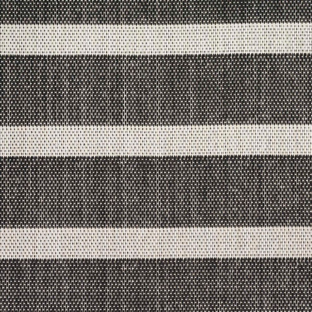 Nourison Positano POS03 Black and Ivory 5&#39; x 7&#39; Indoor/Outdoor Area Rug, , large