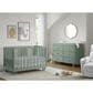 Oxford Baby Meridian 6 Drawer Dresser in Olive Green, , large