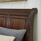 Millenium Porter King Sleigh Bed in Rustic Brown, , large