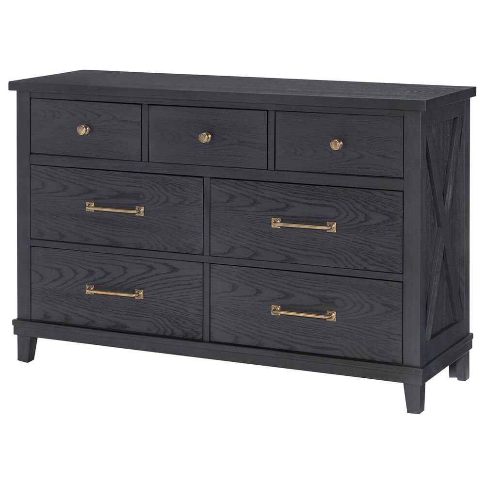 Legacy Classic Flatiron 4-Piece Full Trundle Bedroom Set in Midnight, , large