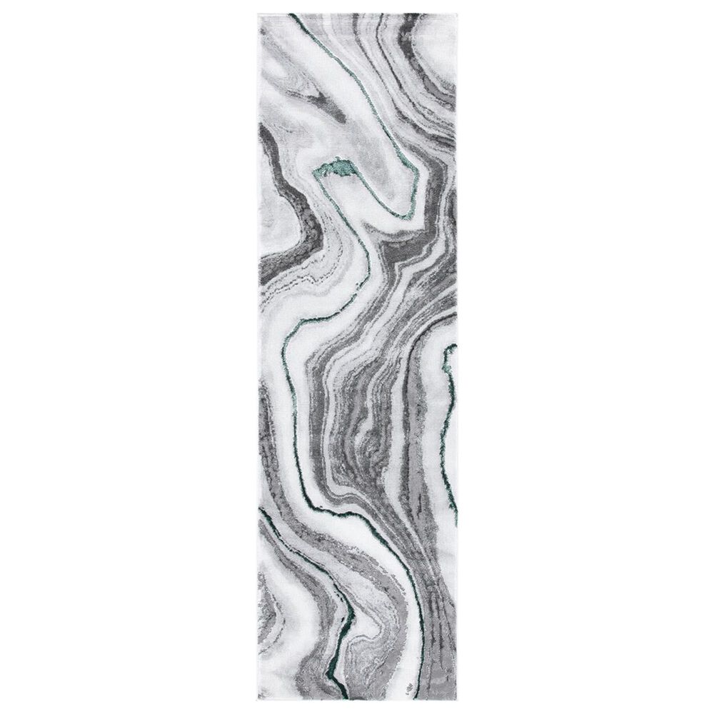 Safavieh Craft CFT819Y 2"3" x 14" Grey and Green Runner, , large