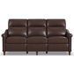 Flexsteel Elizabeth Power Sofa with Headrest in Brunette, , large