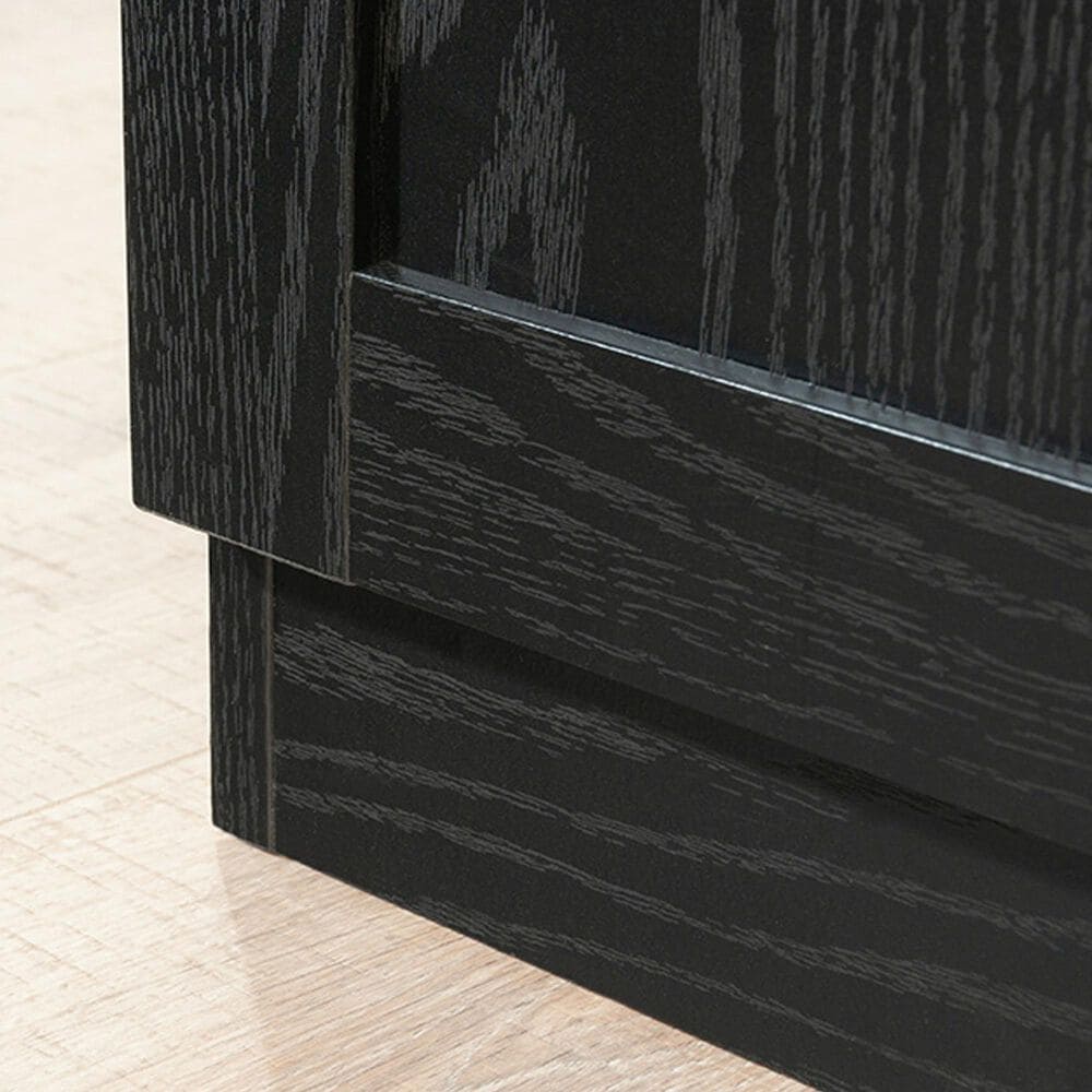 Sauder Select Collection 2-Door Storage Cabinet with Shelves in Black, , large