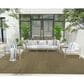 Nourison Courtyard Green 9" x 12" Indoor/Outdoor Area Rug, , large