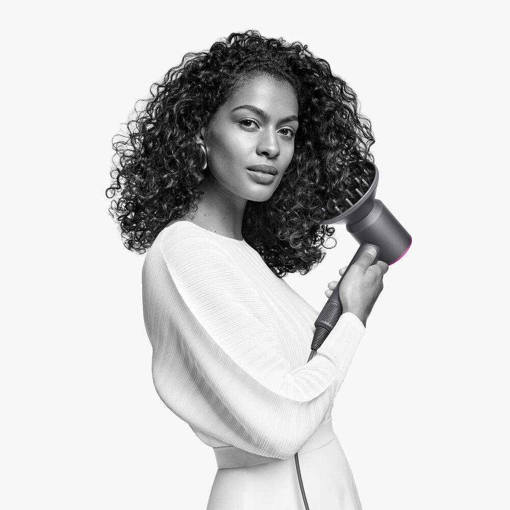 Dyson Supersonic Hair Dryer in Silver and Fuchsia, , large