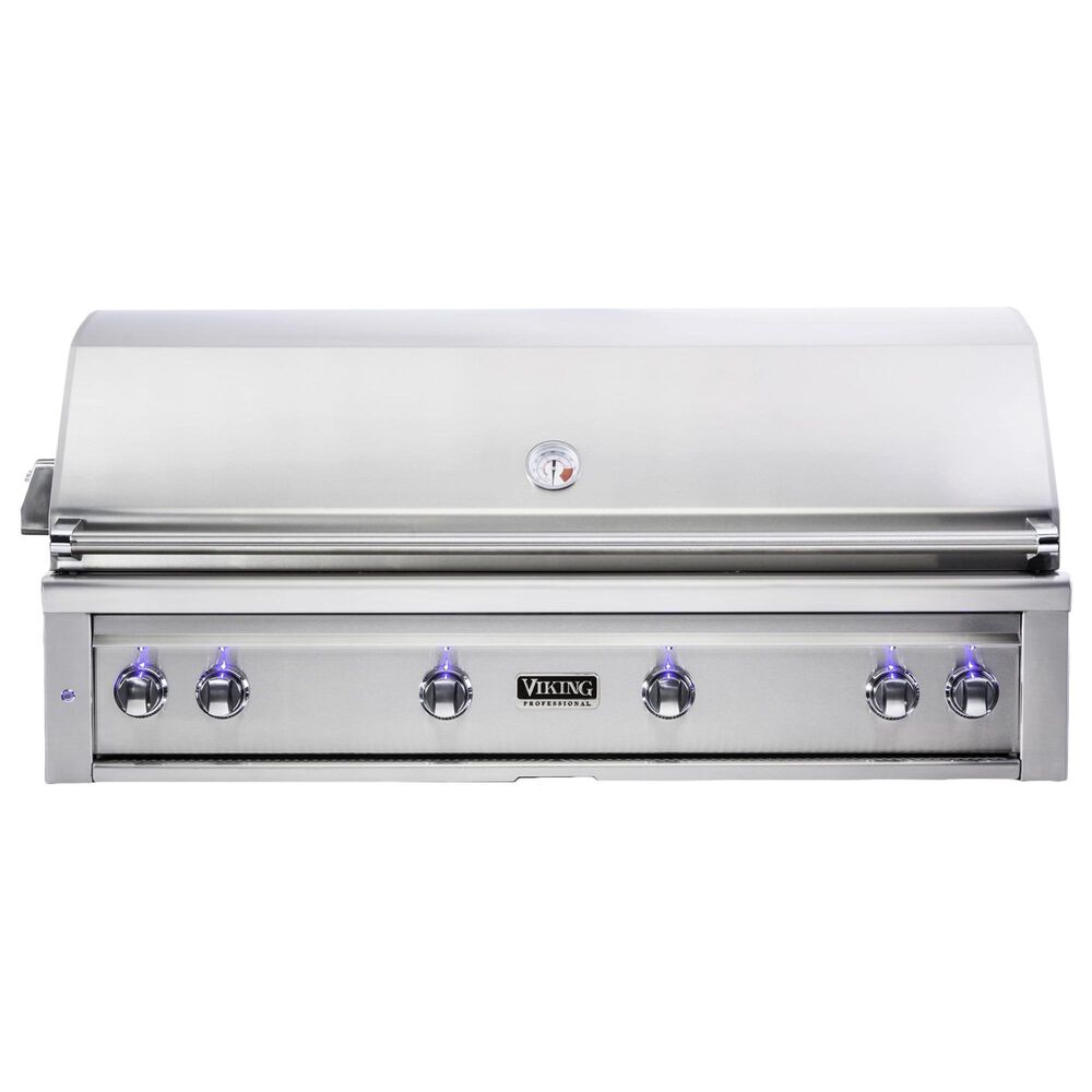 Viking Range 54" Built-in Grill with Pro Sear Burners and Rotisserie in Stainless Steel, , large