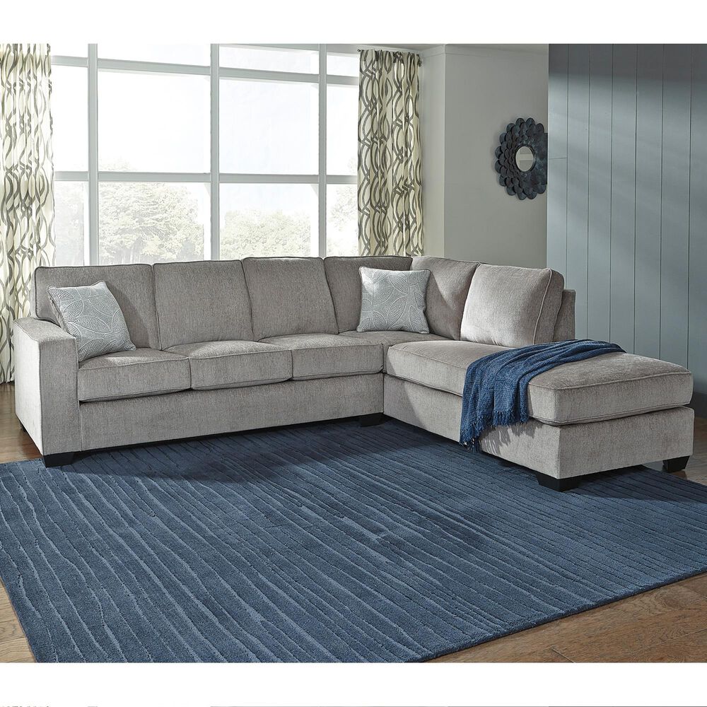 Ashley Altari 2-Piece Right Facing Sectional in Alloy, , large