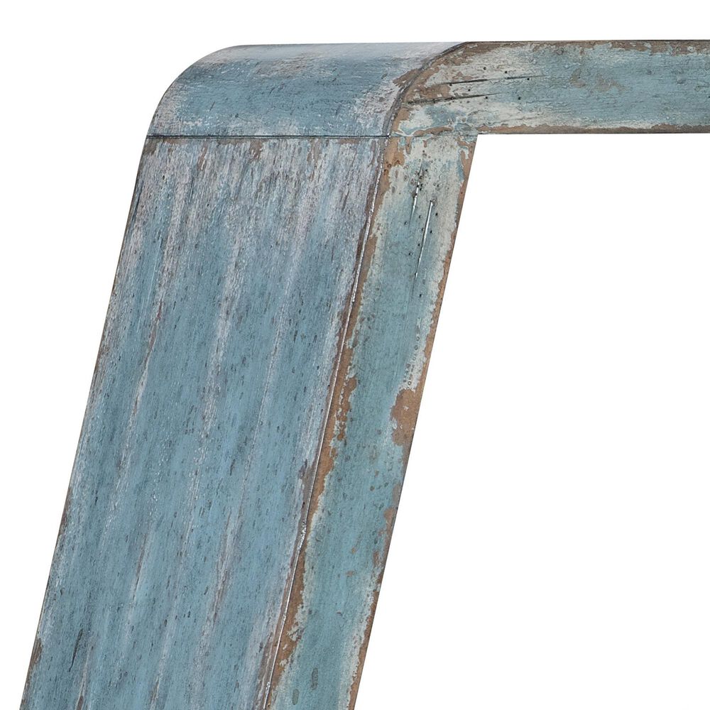 Hooker Furniture Commerce and Market Inside Track Console Table in Distressed Blue, , large