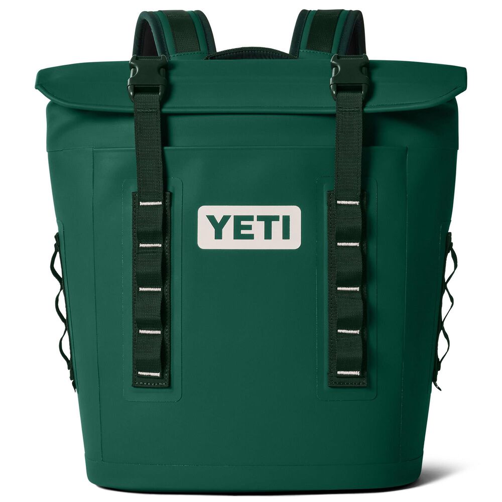 YETI Hopper M12 Backpack Soft Cooler in Black Forest Green, , large