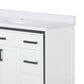 Lexora Home Ziva 48" Single Bathroom Vanity in White with 2 cm White Quartz Top and Rectangular Sink, , large