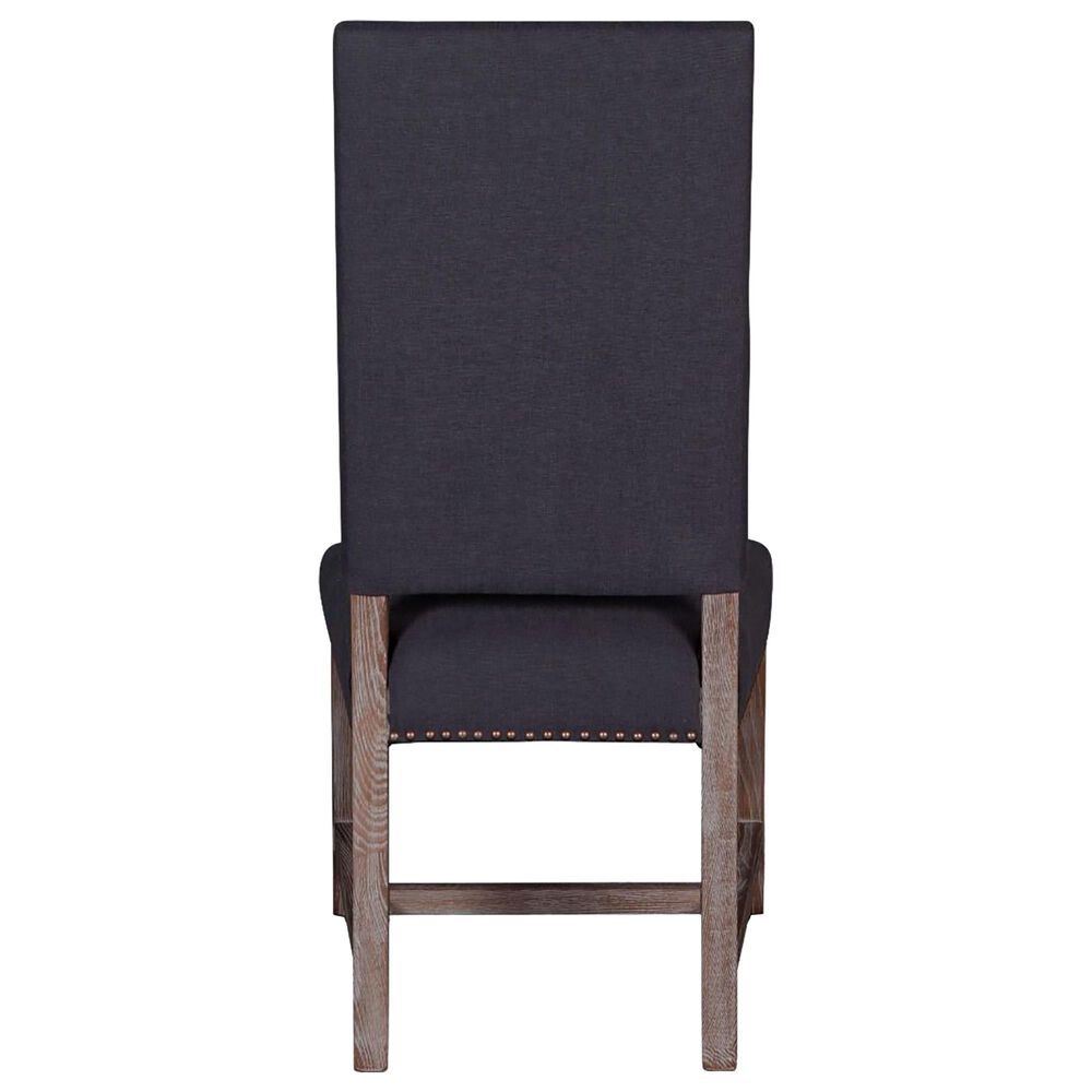 Home Trends &amp; Design Nimes and Darcy 5-Piece Dining Set with Dark Grey Cushion in Weathered Mango and Driftwood, , large