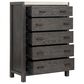 Nicolette Home Plum Creek 5 Piece Queen Panel Bedroom Set in Ravenwood Black, , large