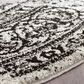 Safavieh Adirondack ADR101A-6R 6" x 6"  Silver/Black Round Rug, , large