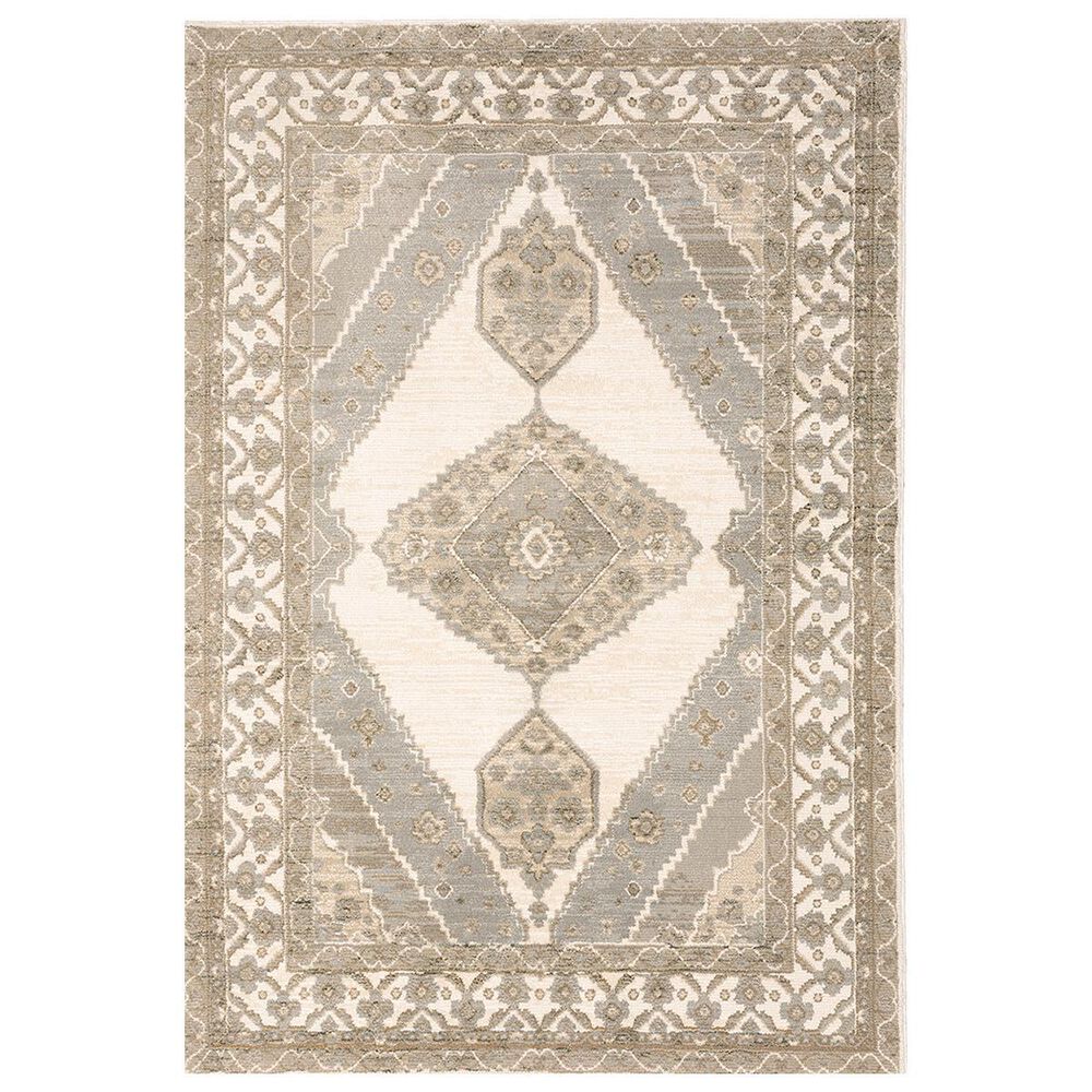 Oriental Weavers Andorra 298C 6"7" x 9"6" Beige Area Rug, , large