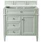 James Martin Vanities Brittany 36" Single Bathroom Vanity in Sage Green with 3 cm Victorian Silver Quartz Top and Rectangular Sink, , large