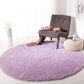 Safavieh August Shag 5"3" Round Lilac Area Rug, , large