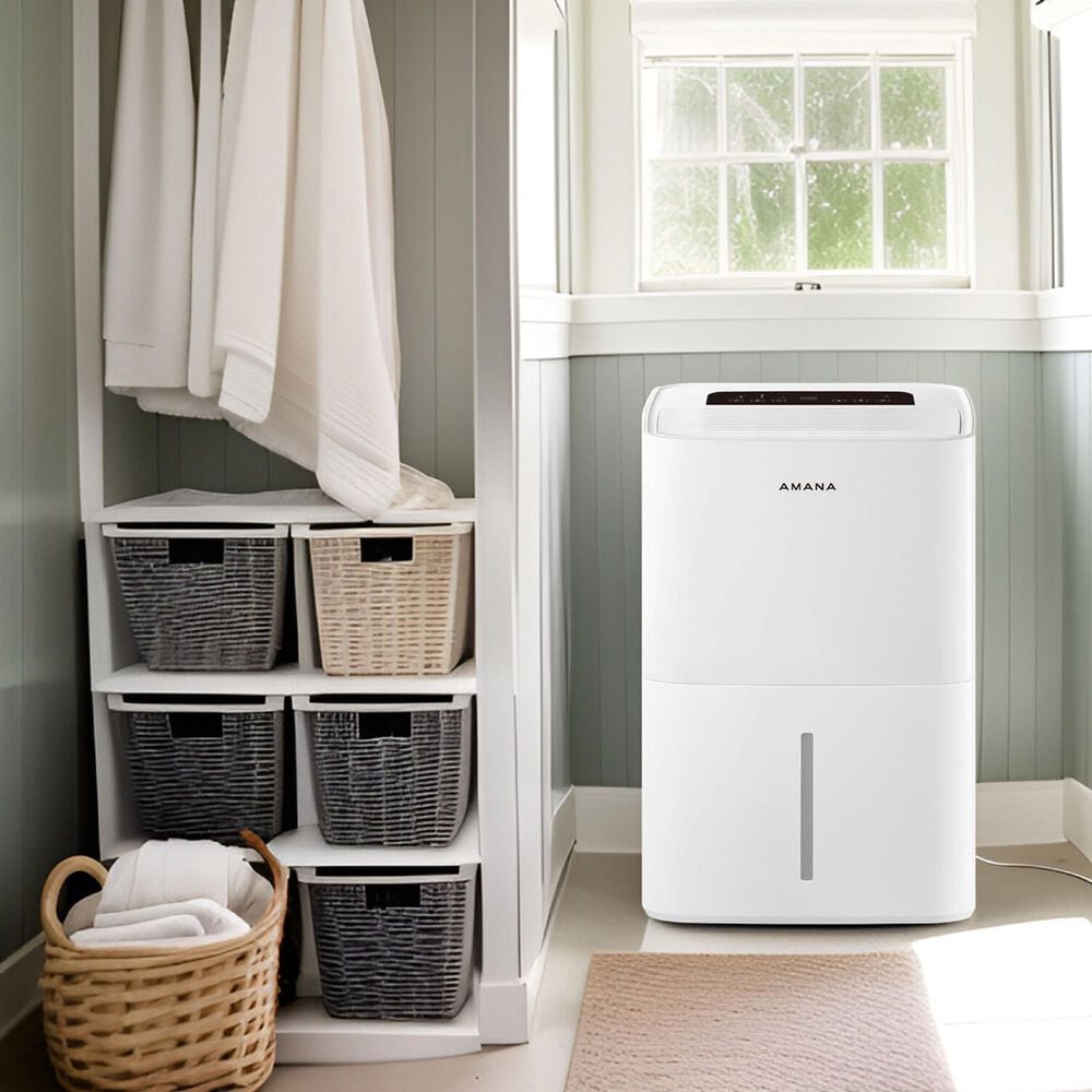 Amana 50-Pint Dehumidifier with Pump in White, , large