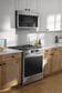 Frigidaire Gallery 30" Front Control Gas Range with Total Convection in Stainless Steel, , large