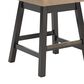 Ashley Neymorton 24.13" Swivel Counter Stool in Dark Grayish Brown, , large