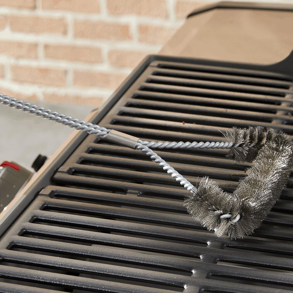Weber 18&quot; Three-Sided Grill Brush, , large