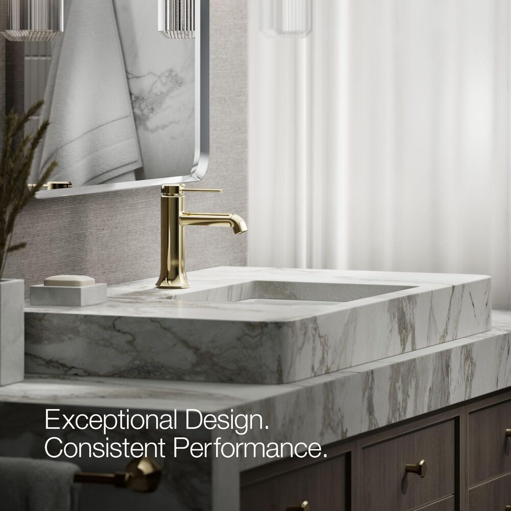 Kohler Occasion Bathroom Sink Faucet in Vibrant French Gold, , large