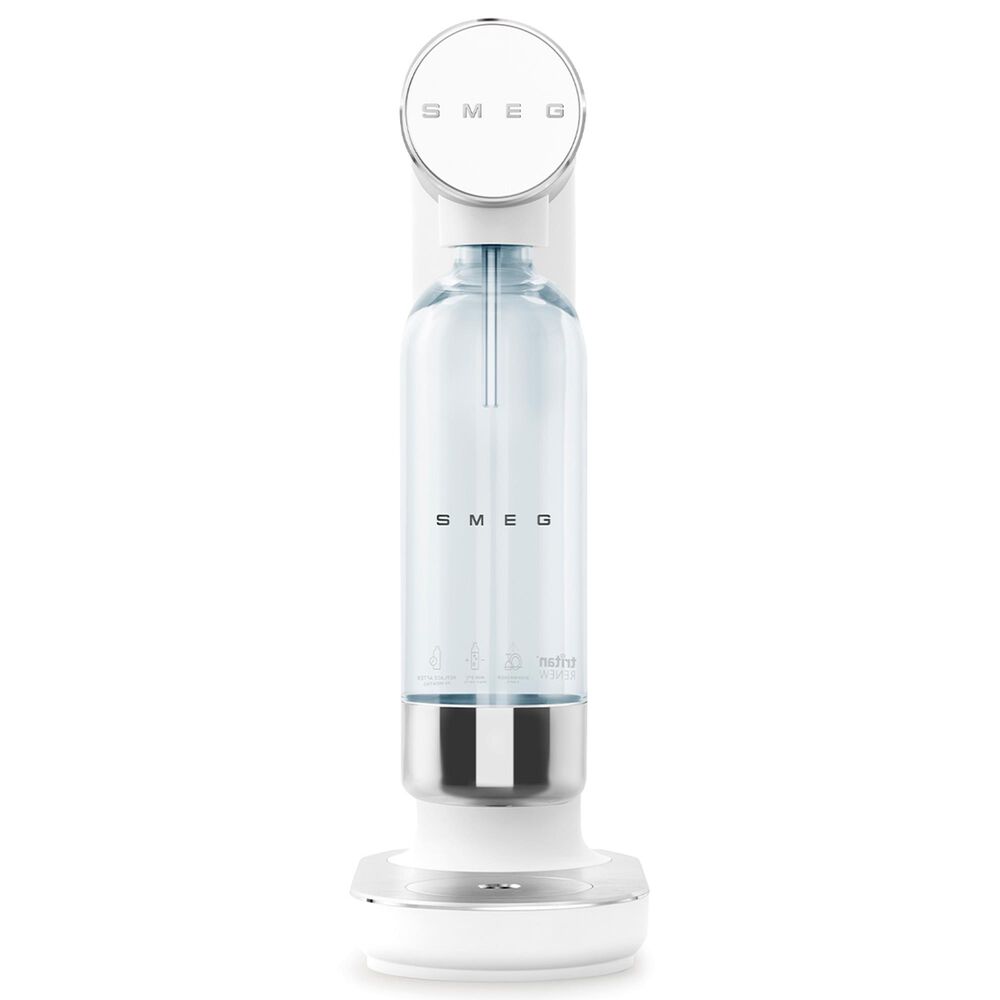 SMEG Collezione Sparkling Water Maker in White and Chrome, , large
