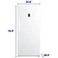 Element 21 Cu. Ft. Upright Convertible Freezer in White, , large