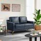 Lifestyle Solutions Fletcher Stationary Loveseat in Navy, , large