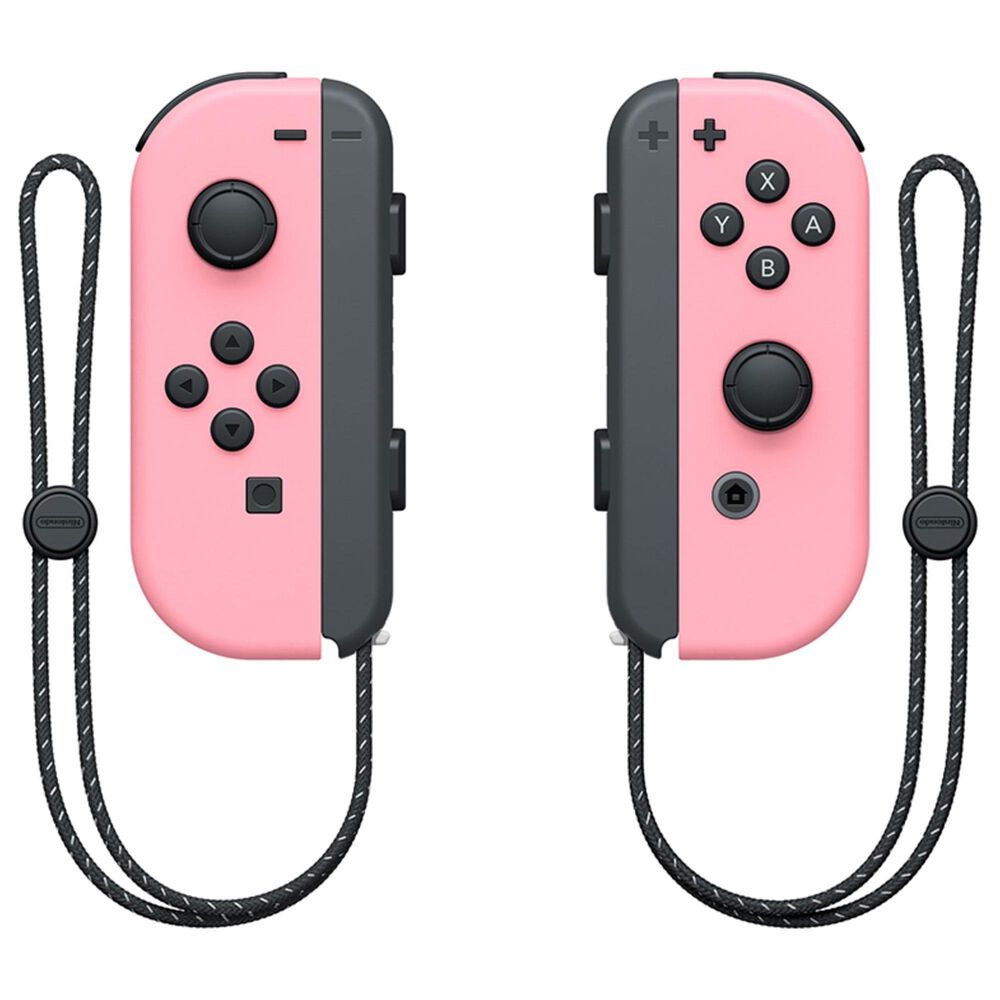 Nintendo Joy-Con Wireless Controllers in Pastel Pink and Black, , large