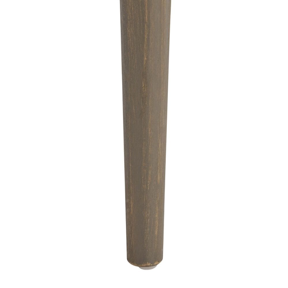 HOMLUX Outdoor Square Acacia Wood Dining Table with Straight Legs in Gray - Table Only, , large
