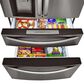 LG 30 Cu. Ft. Smart wi-fi Enabled Refrigerator with Craft Ice™ Maker in Black Stainless Steel, , large