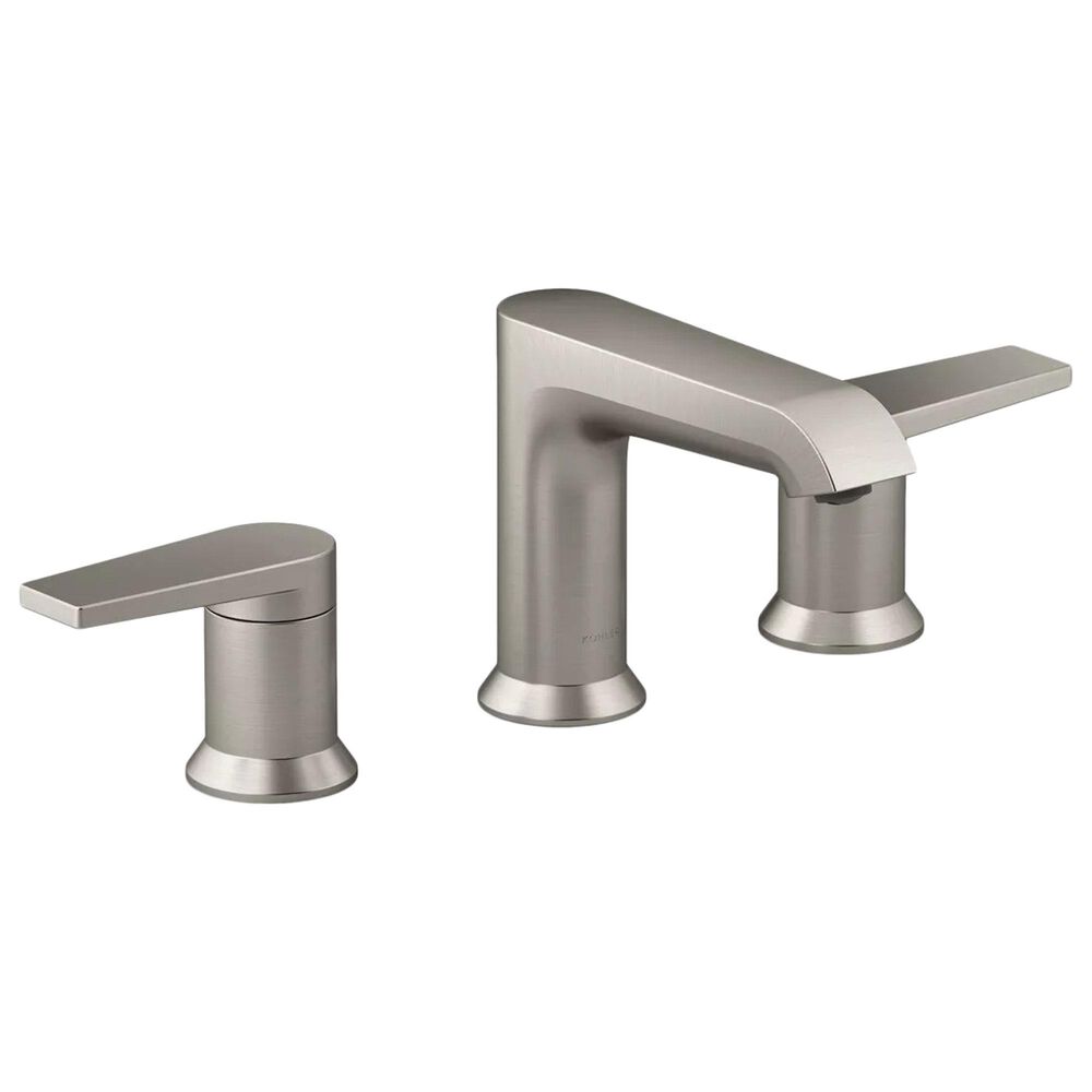 Kohler Hint Widespread Bathroom Sink Faucet in Vibrant Brushed Nickel, , large
