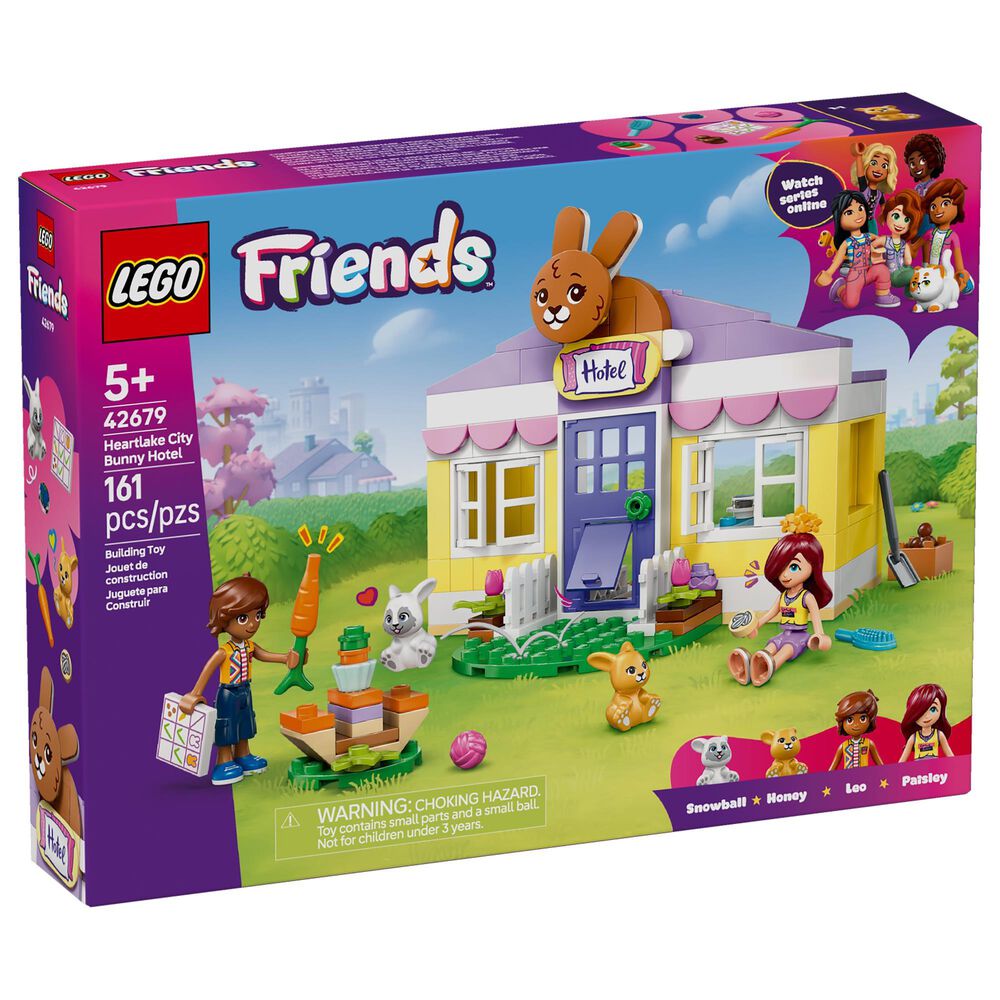 LEGO Friends Heartlake City Bunny Hotel Building Set, , large