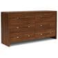 Shannon Hills Elsie 6-Drawer Dresser in Classic Walnut, , large