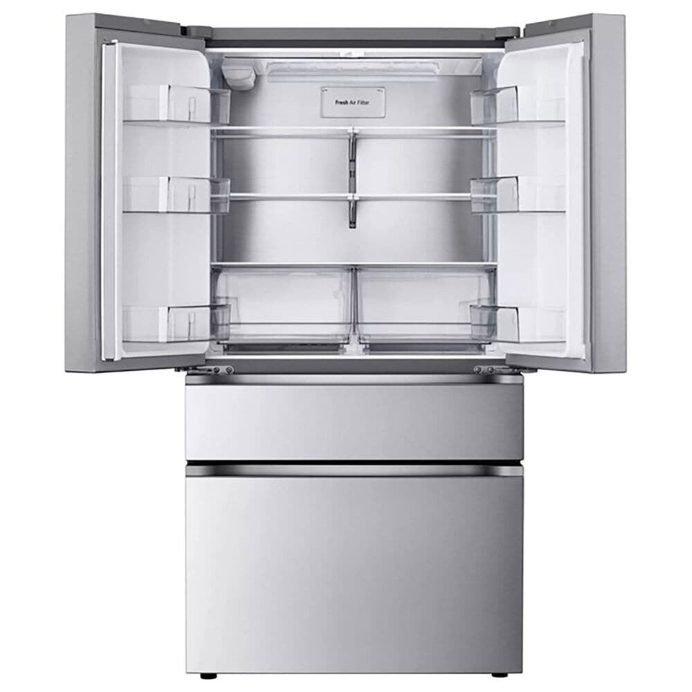 LG 29.6 Cu. Ft. 4-Door French Door with Pocket Handles Refrigerator in PrintProof Stainless Steel, , large