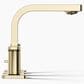Kohler Parallel Widespread Bathroom Sink Faucet in Vibrant French Gold, , large