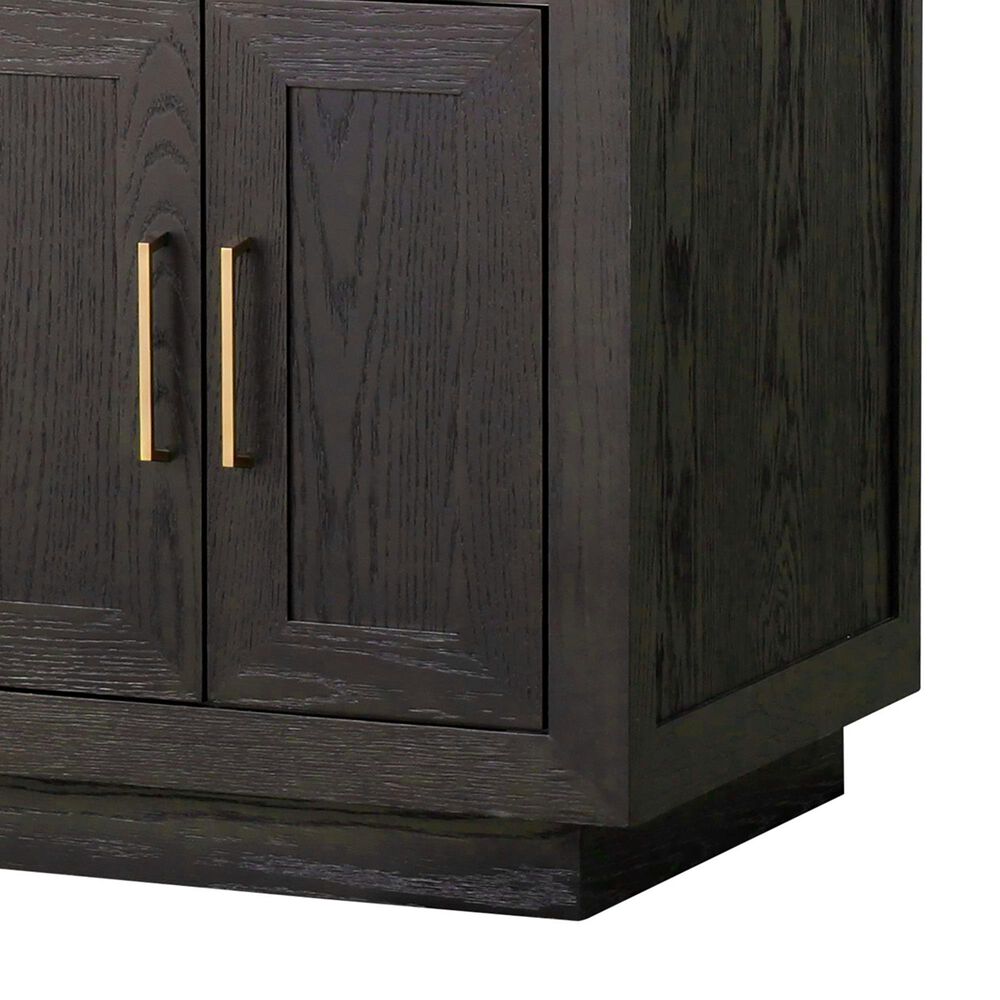Lexora Home Abbey 60&quot; Double Bathroom Vanity in Brown Oak with 2 cm White Cultured Marble Top and Rectangular Sinks, , large